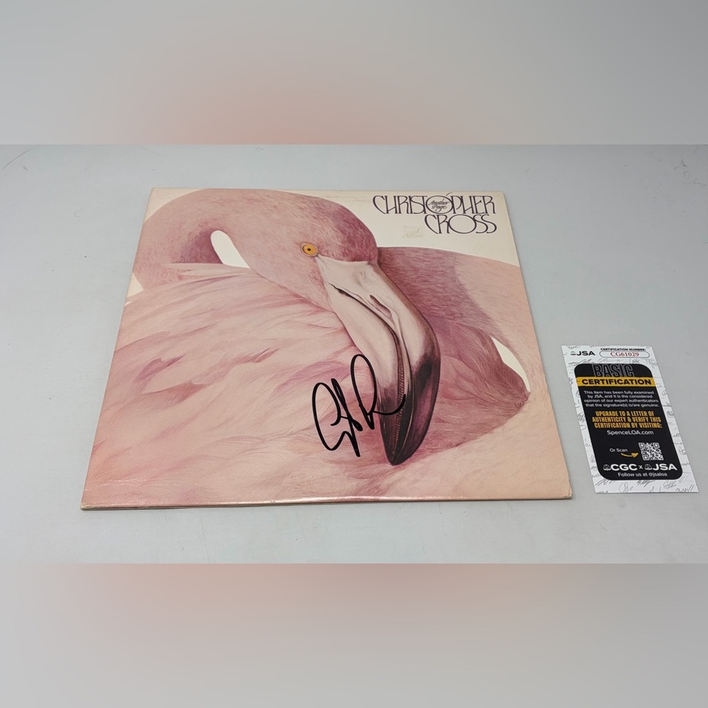 Christopher Cross signed Another Page‎ Album JSA COA